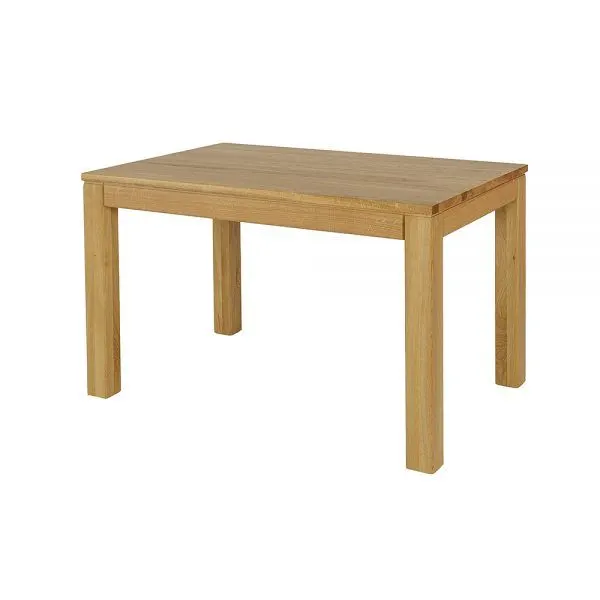 eoshop Jedálenský stôl ST303, 160x77x90, dub (Farba dreva: Prírodné (lakovaná), Dĺžka: 90, Hrana stola: S5)